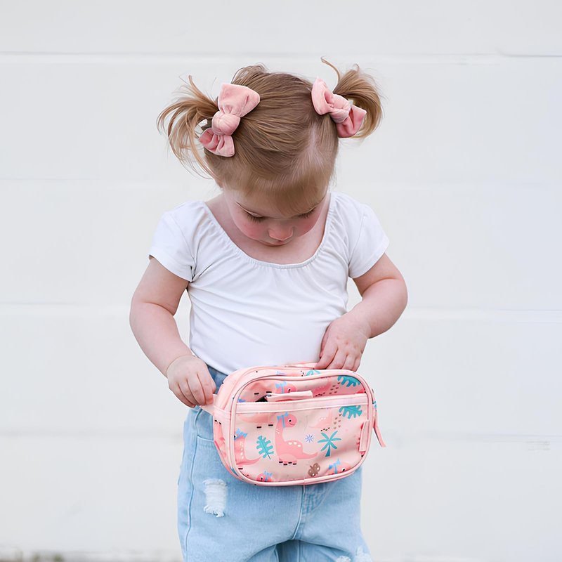 Choco Mocha Toddler Fanny Pack 2-4 Years Old Kids Fanny Pack Little Boys Fannys Packs Boys Belt Bag for Gift, Vehicles Gray