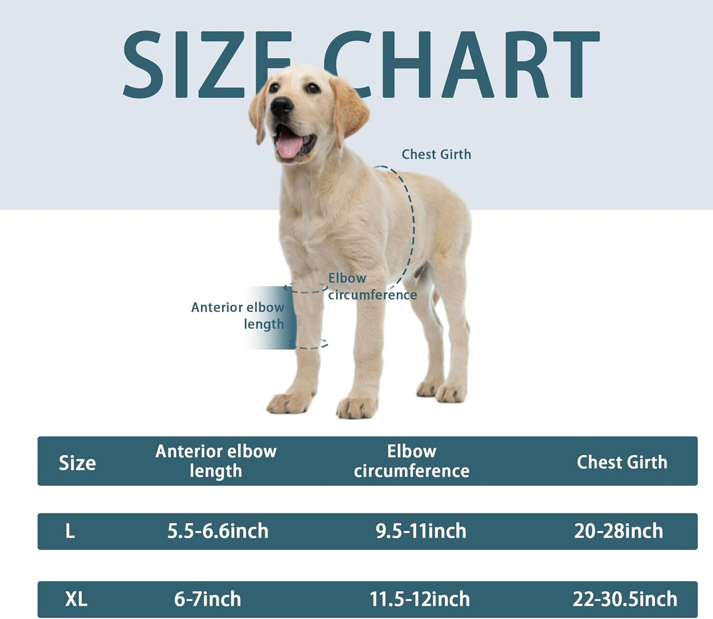 Adjustable Dog Elbow Brace - Front Leg Support for Torn Ligaments & Arthritis | XL Size