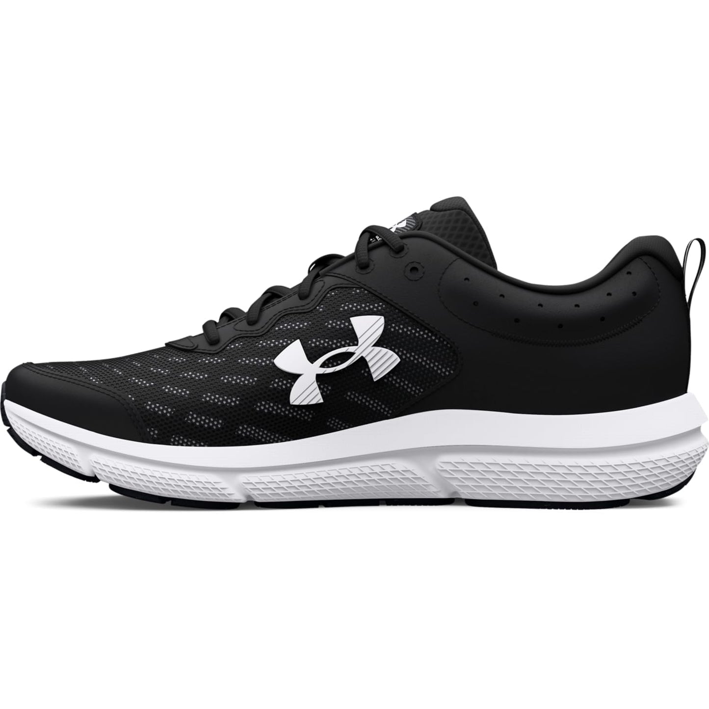 Under Armour Men's Charged Assert 10, (001) Black/Black/White, 4.5, US