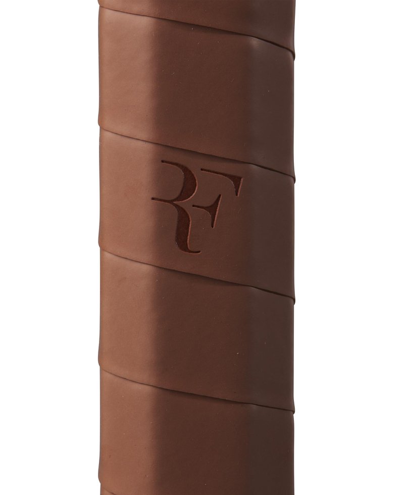 Wilson RF 01 Strung Performance Tennis Racket - Grip Size 2-4 1/4", Strung with Sensation 16 Natural at Mid Range Tension
