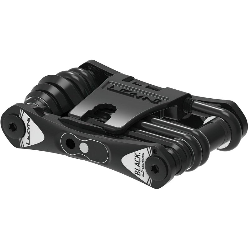 LEZYNE RAP II Bicycle Multi-Tool 24, Anti-Corrosion Bits, Hex 2/2.5/3/4/5/6/8mm, T10/T25/T30, Phillips, Flathead, Chain Breaker, Compact Bike Tool