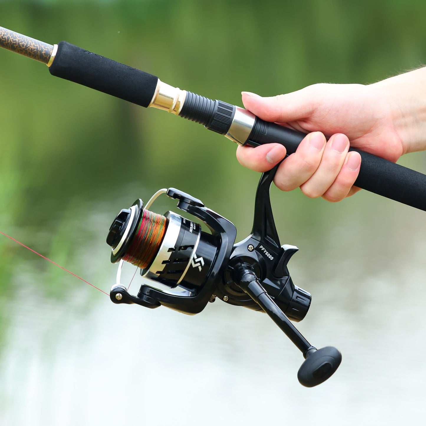 Freshwater Spinning Fishing Reel - 5.0:1 Gear Ratio, 22LB Max Drag, Carbon Fiber & CNC Aluminum Spool | Series 3000-7000
