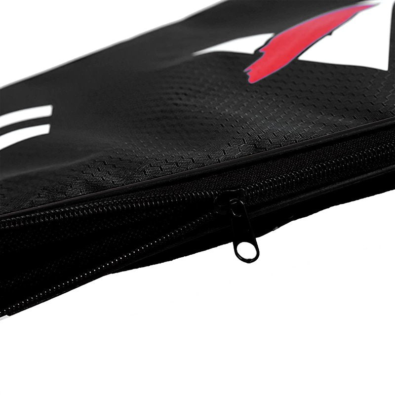 2 Player Badminton Racket Bag Waterproof Lightweight Racket Cover Bag Portable Squash Racket Cover Case Multi-use Sport Equipment Shoulder Bag with Zipper Closure & Adjustable Strap