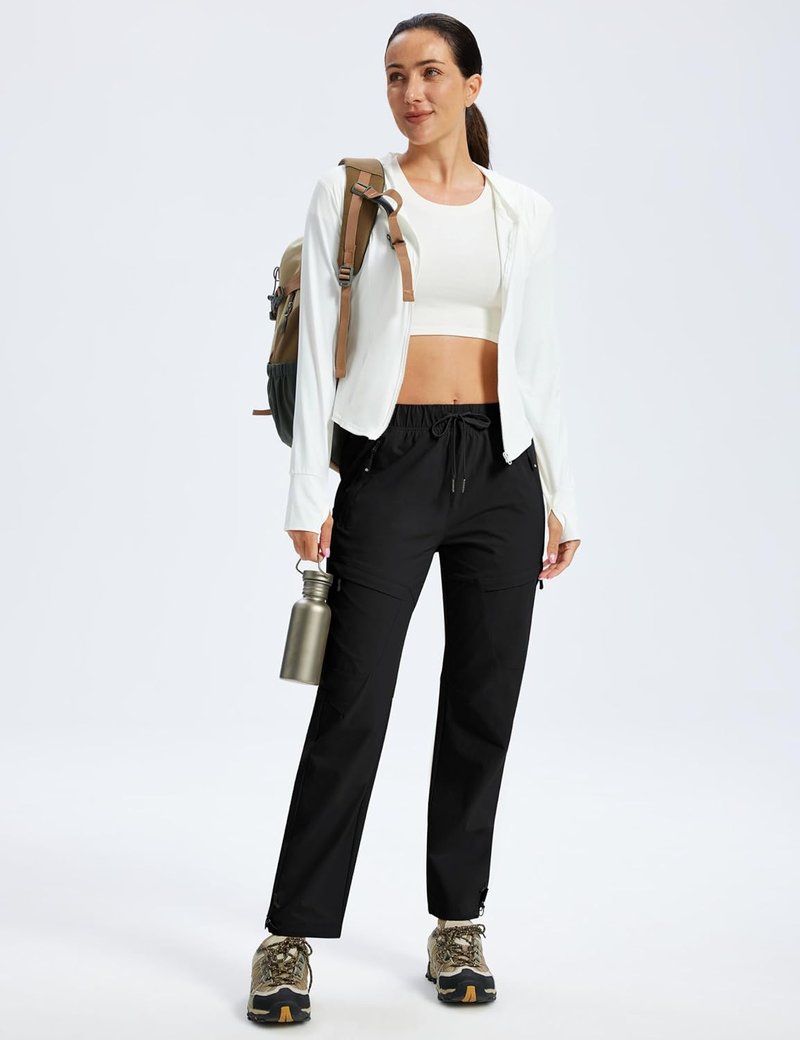Women's Cargo Hiking Pants - Water Resistant, Lightweight & Quick Dry | Perfect for Travel & Outdoor Work Trips
