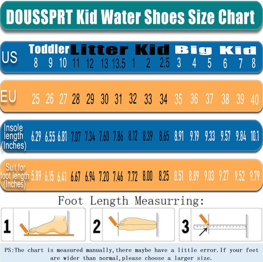 Water Shoes for Kids - Quick Dry Aqua Swim Shoes for Boys & Girls | Toddler to Big Kid Sizes