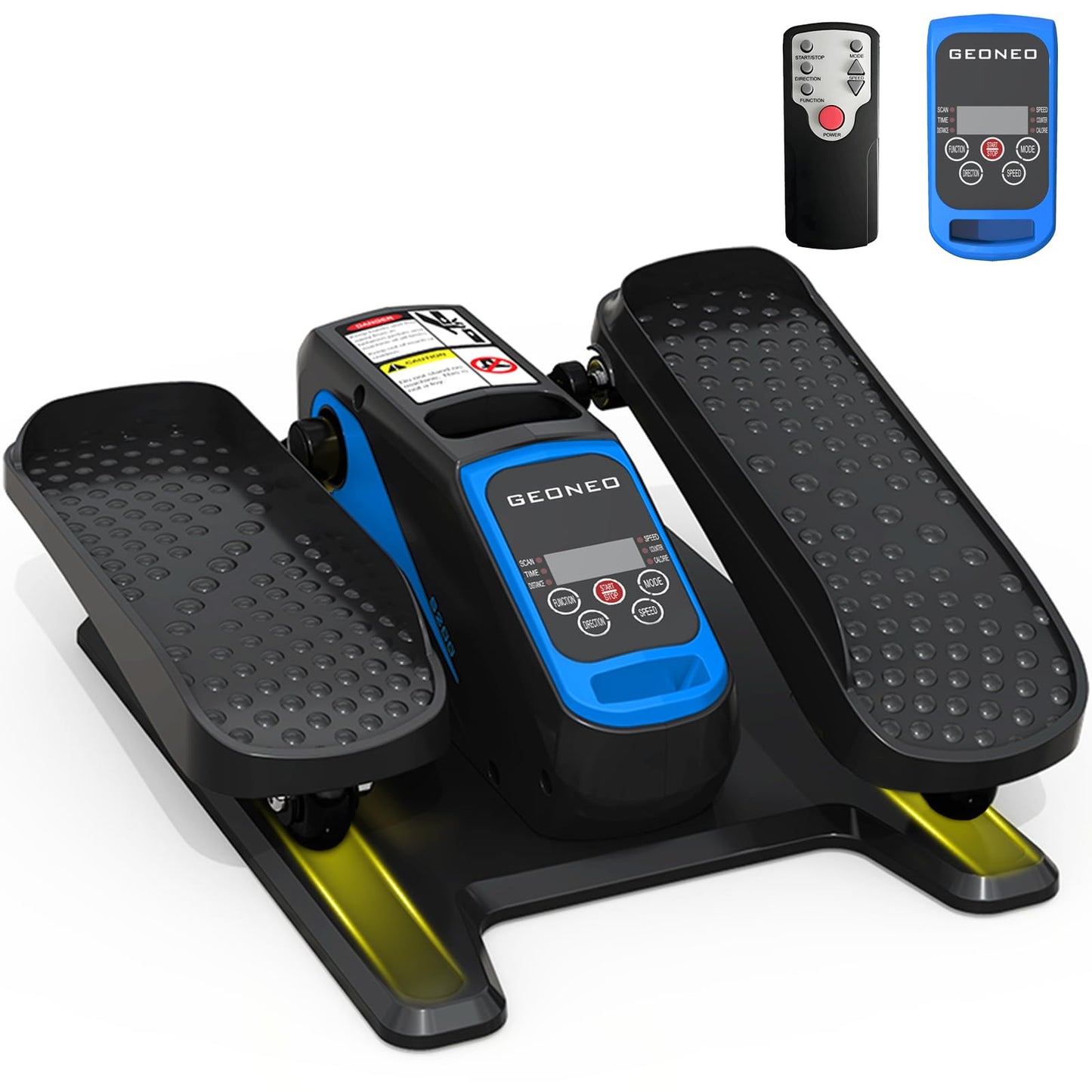 Under Desk Elliptical Machine, Electric Elliptical Exerciser for Senior, Quiet & Small Electric Seated Pedal Exerciser for Home with Monitor, Remote Control & 12 Adjustable Speeds