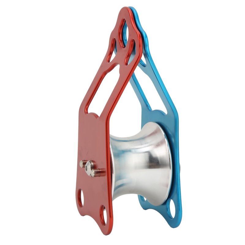 Topyond Camnal 40KN Rock Climbing Pulley Fixed Side Single Sheave Pulley for High Altitude Traverse and Hauling Gear, Ideal Outdoor Survival Tool, Hauling Pulley for Climbing Enthusiasts