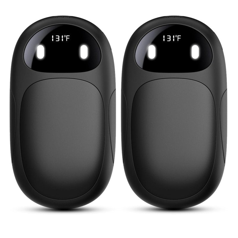 Stocking Stuffers, AI Hand Warmers Rechargeable 2 Pack, AI Smart Chips Magnetic Electric Hand Warmers, 20Hrs Long Safe Heating, Cool Gadget Gift for Men Women Dad Mom Christmas Birthday