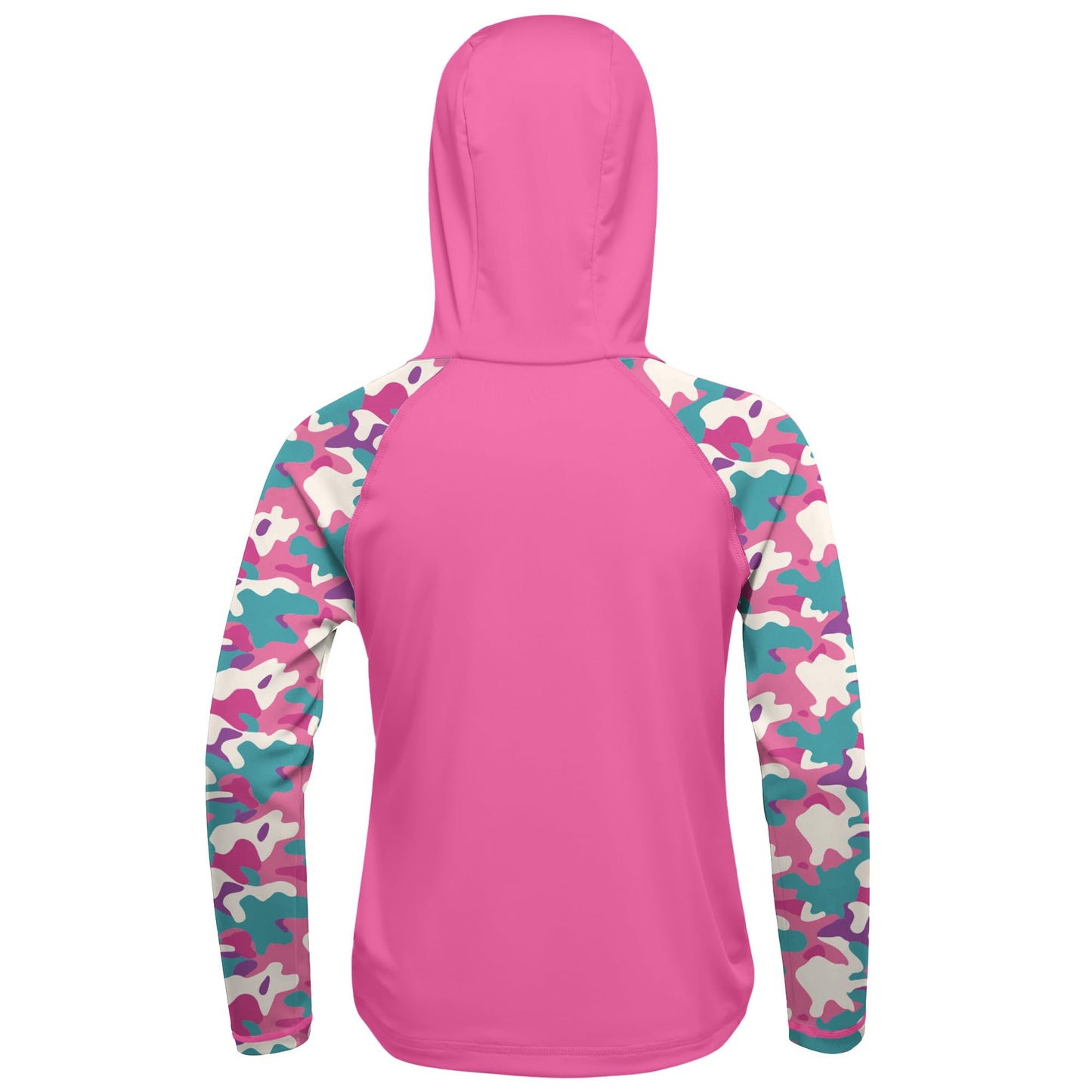 DRONIRING Boys Rash Guard Swim Hoodie, UPF 50+ UV Sun Protection Long Sleeve Fishing Shirt, Kids Youth SPF Water Shirts Deep Pink