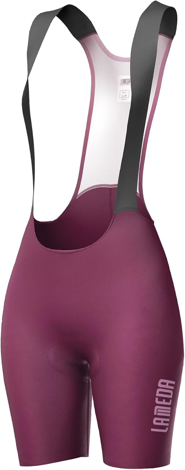 Women's High-Waisted Padded Cycling Bibs - Breathable Bike Shorts for Road Riding