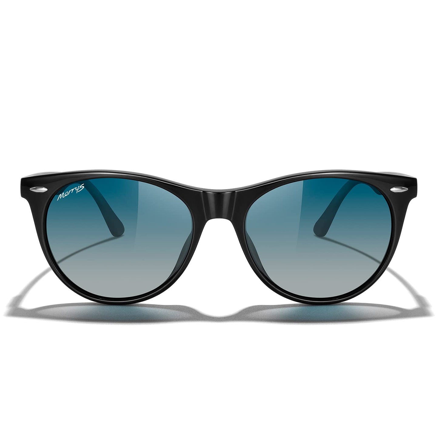 MERRY'S Retro Round Polarized Sunglasses for Women Fashion Trendy Shades S6185