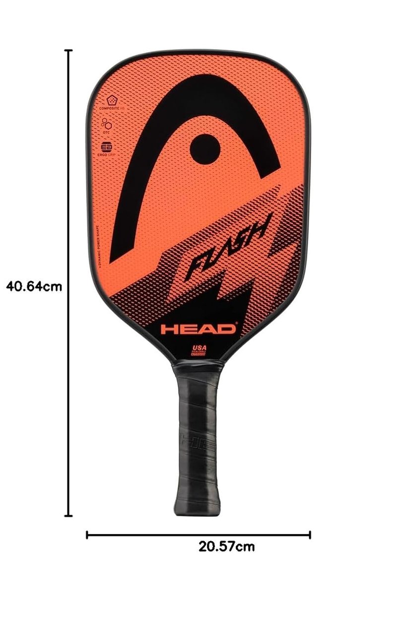 HEAD Flash Pickleball Pack - 2 Approved Paddles, 2 Outdoor Balls, Carry Sack