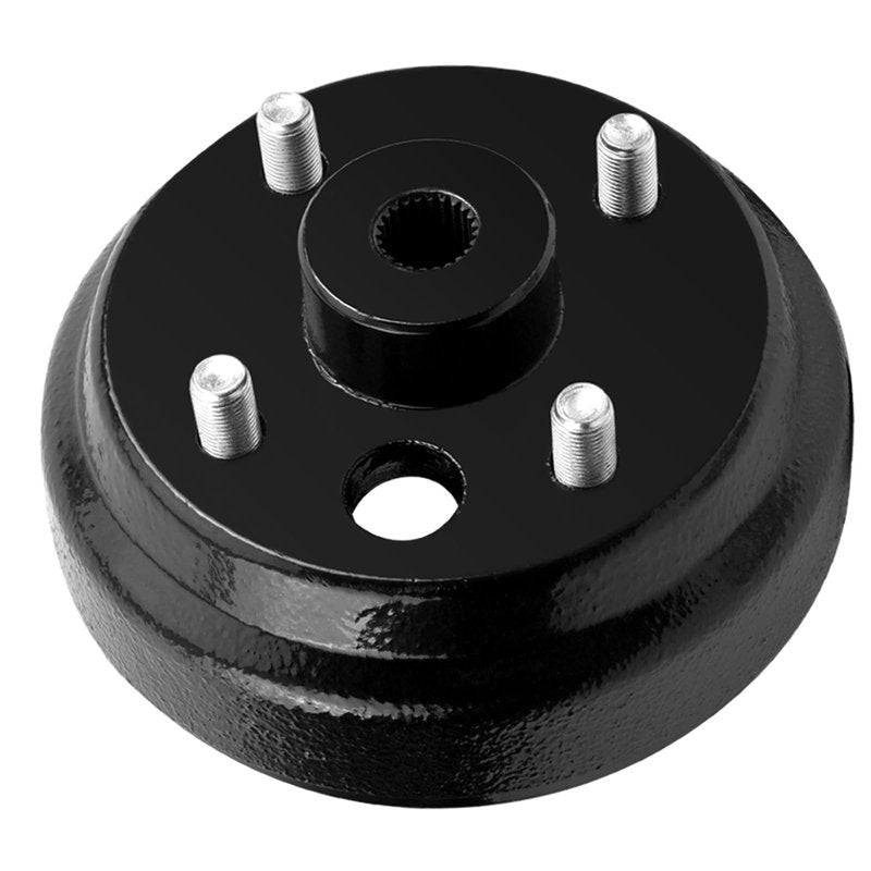 Roykaw Golf Cart Brake Drum Hub Assembly for EZGO TXT 1982-up 2 Cycle G&E Golf Carts, Heavy Duty Split Brake Drum Hub, Low Noise & Heat Resistance, OEM# 19186-G1P, 17082-G2, 17298-G1
