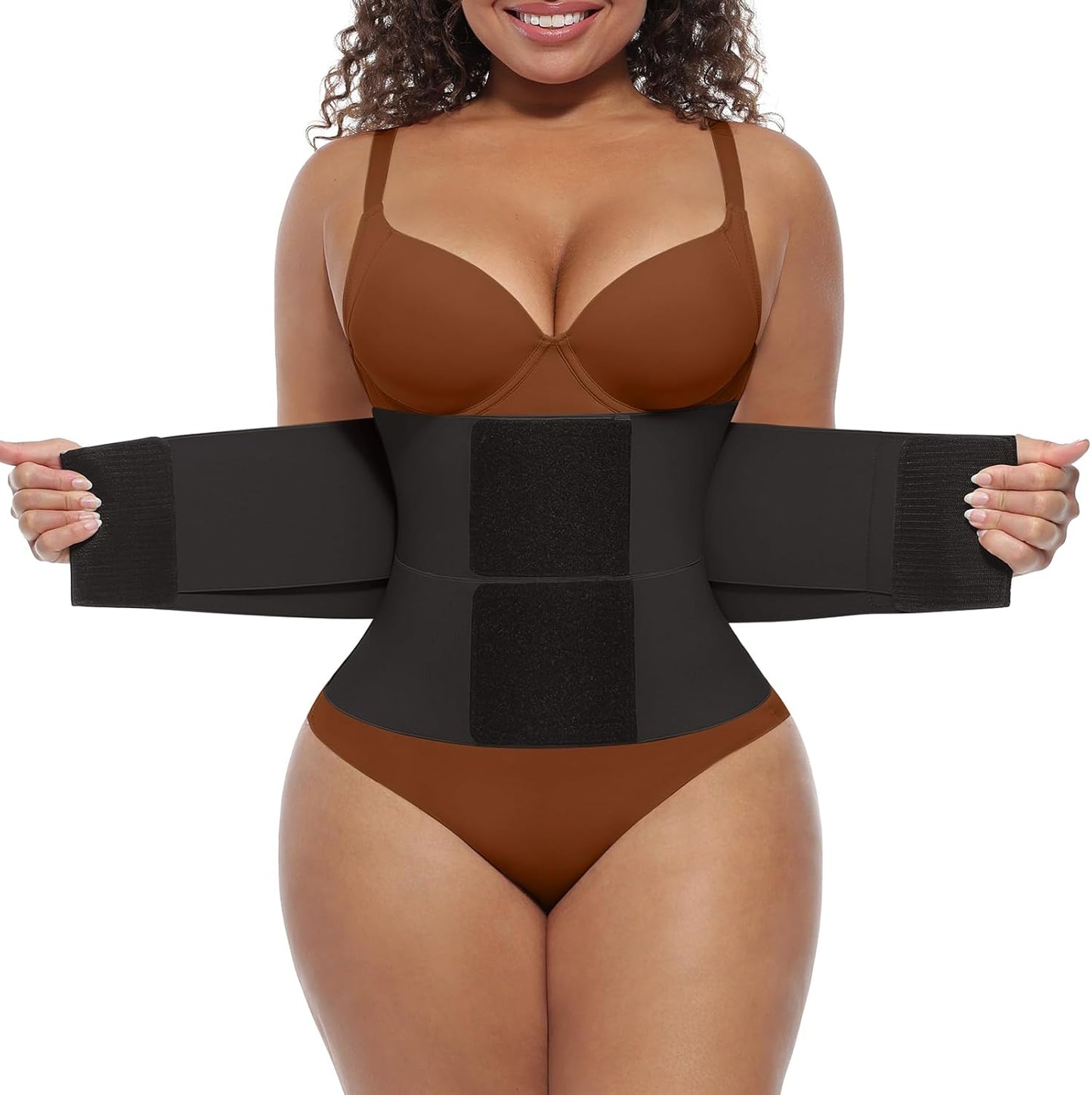 Waist Trainer for Workout | Tummy Control Body Shaper - Adjustable Trimmer Belt for Men & Women