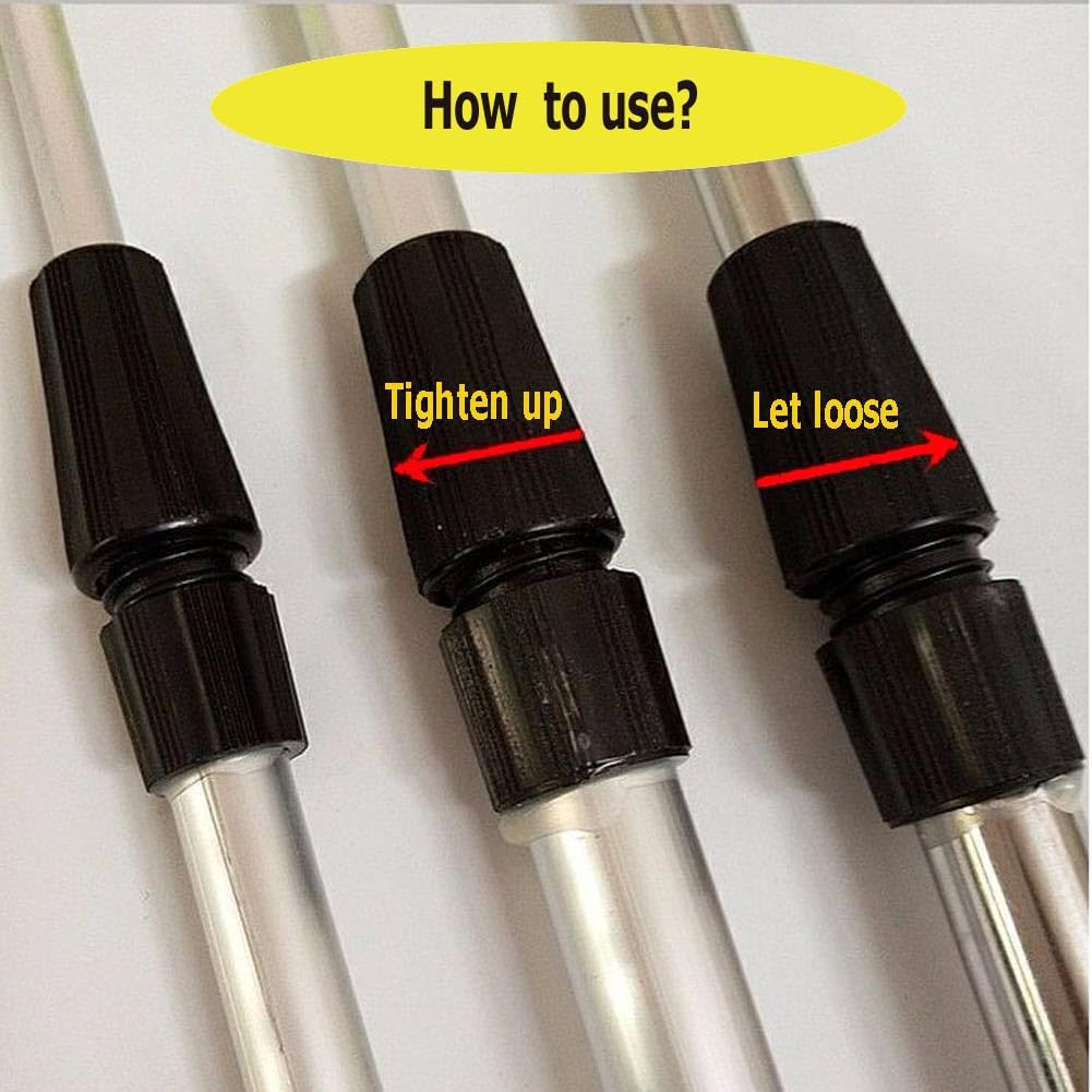 FASPLORE 4-Pack Telescopic Fishing Rod Holders for Ground (4pcs-20 inches)
