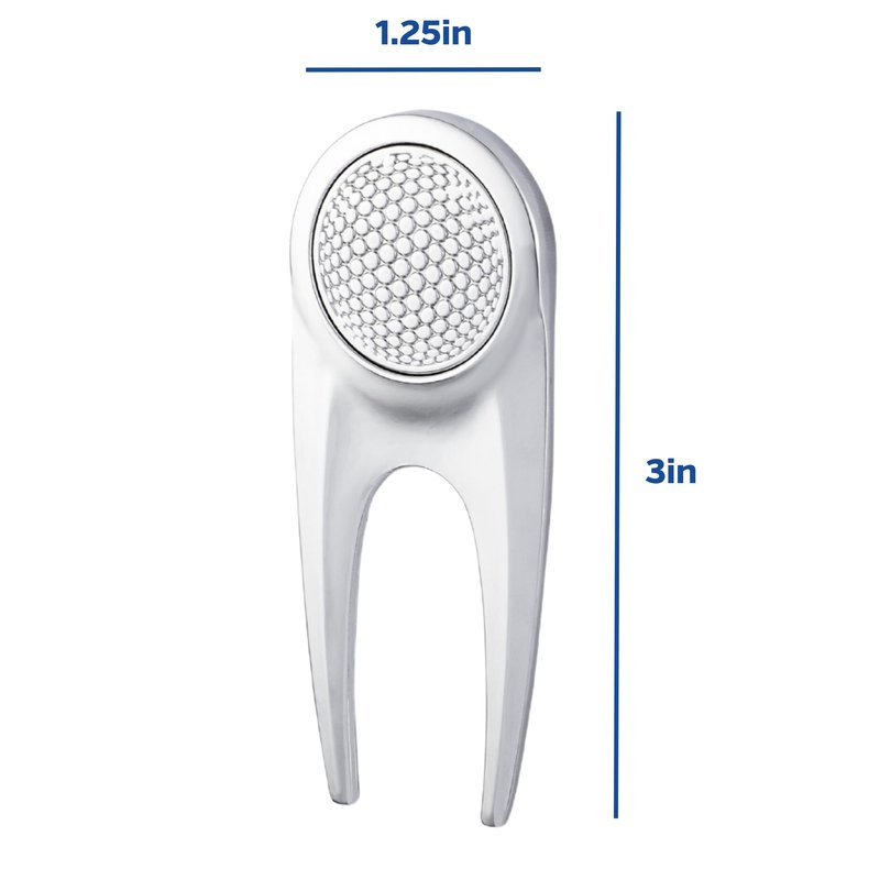 RE GOODS Golf Divot Repair Tool with Magnetic Golf Ball Marker (2 Pack) - Sleek Ergonomic Design, Durable and Long Lasting, Golf Accesories for Men and Women
