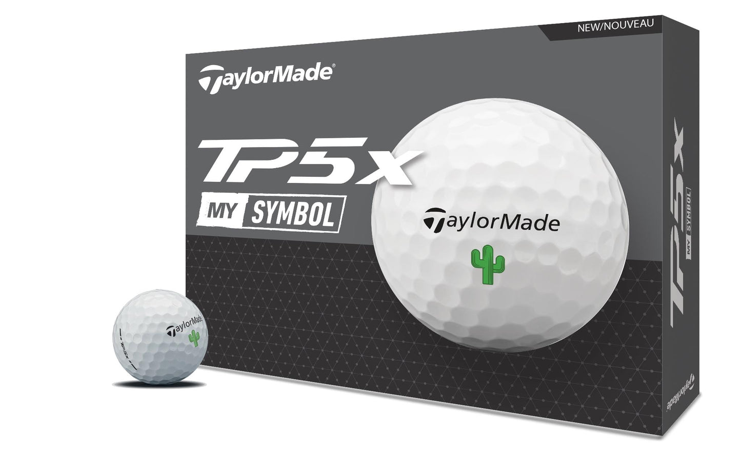 TaylorMade Golf 2024 Symbol TP5X Cactus GOLFBALLS ONE Dozen