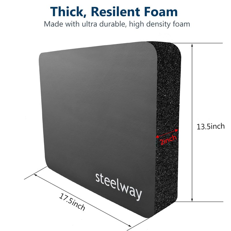 steelway Kneeling Pad Extra Thick, Garden Knee Pad, Yoga Knee Pads Cushion,Knee and Ankle Exercise Mat,Balance Pads for Physical Therapy, Yoga Mat Thick 2 inch
