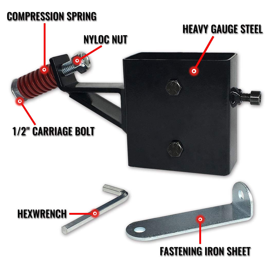 Highwild 2x4 Target Hanger, Target Mount Bracket - for AR500 Steel Targets - 2 Pack