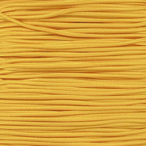 275lb Paracord - Durable 3/32 Inch Nylon Crafting Cord | Yellow, 100 ft Length