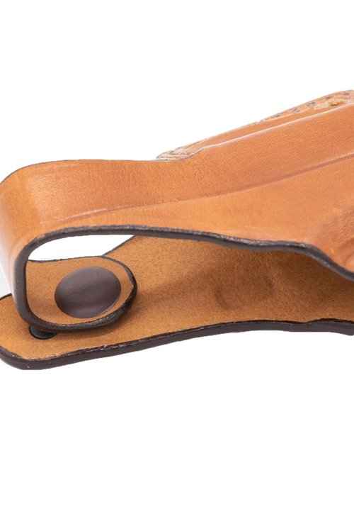 BIANCHI 5 Black Widow Belt Slide Holster, Fits H-K USP Compact, Tan, Right Hand