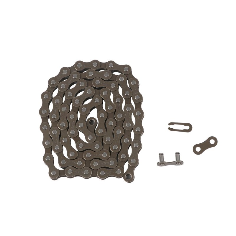 cubsala Single Speed BMX Chian 1/2" x 1/8" 72 Links for 20 Inch Freestyle Bike and Other Bicycle, Brown