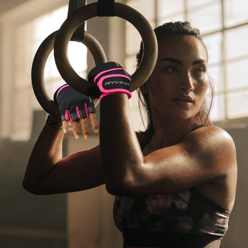 Workout Gloves with Wrist Wrap Support - Full Palm Protection & Extra Grip for Men and Women | Ideal for Gym, Weightlifting & Pull-Ups