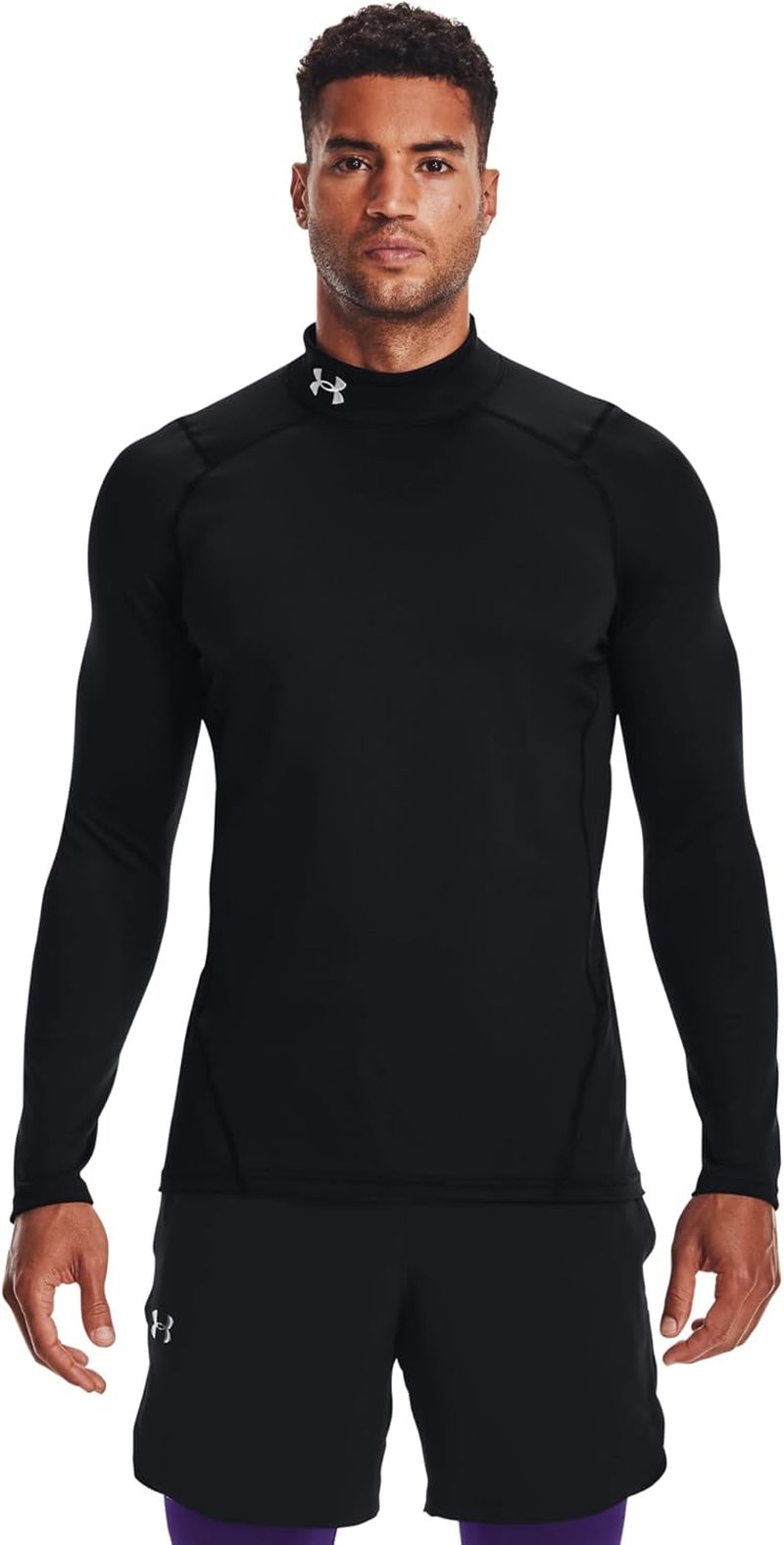 Under Armour ColdGear Fitted Mock Neck Long Sleeve Shirt - Warmth & Comfort