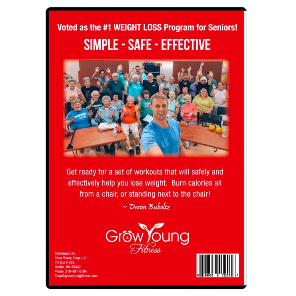 Grow Young Fitness Cardio Weight Loss Exercises for Seniors - Low-Impact Senior Exercise DVD for Burning Calories - Ch. 2 Workouts for Seniors