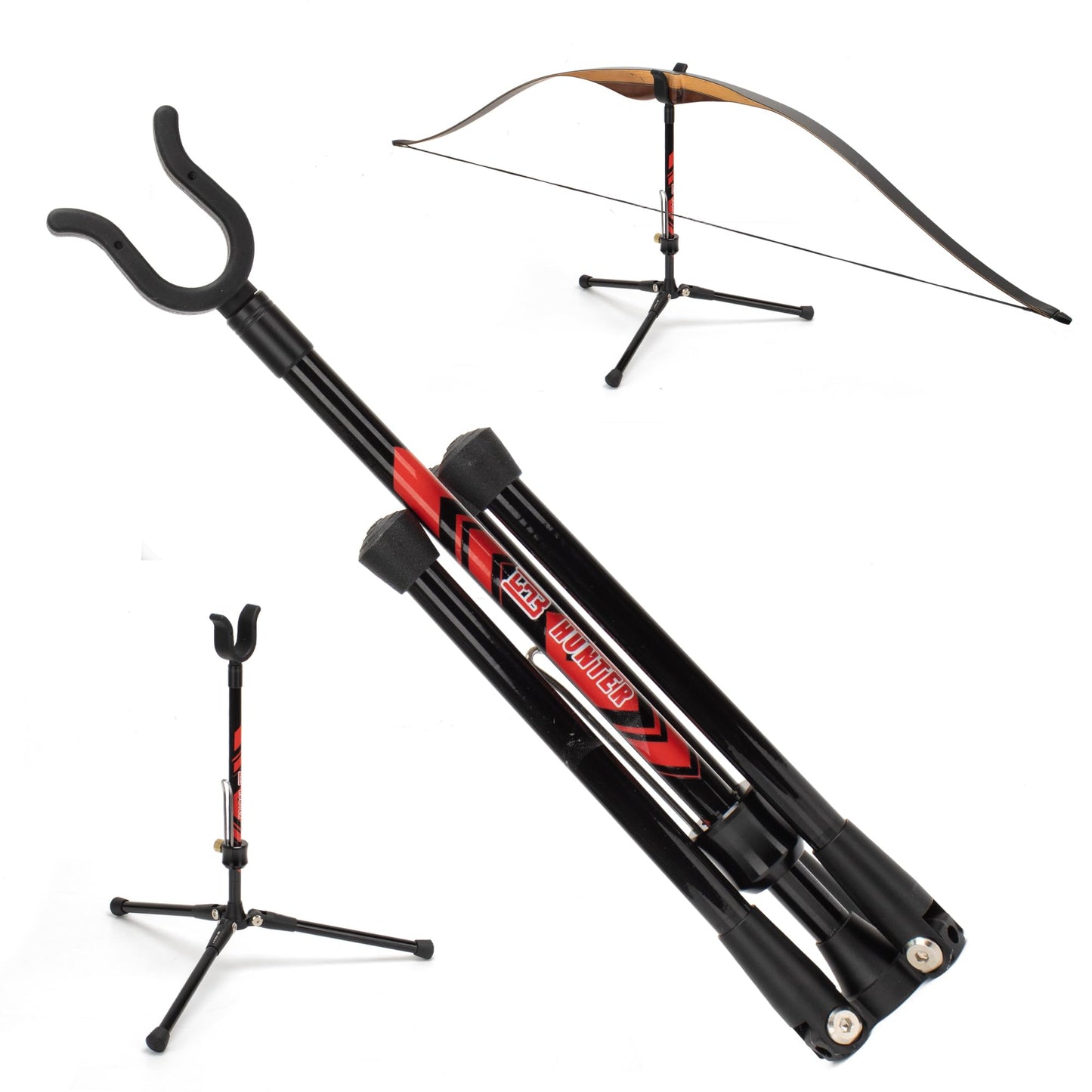Archery Bow Stand Foldable Pure Carbon Bow Holder