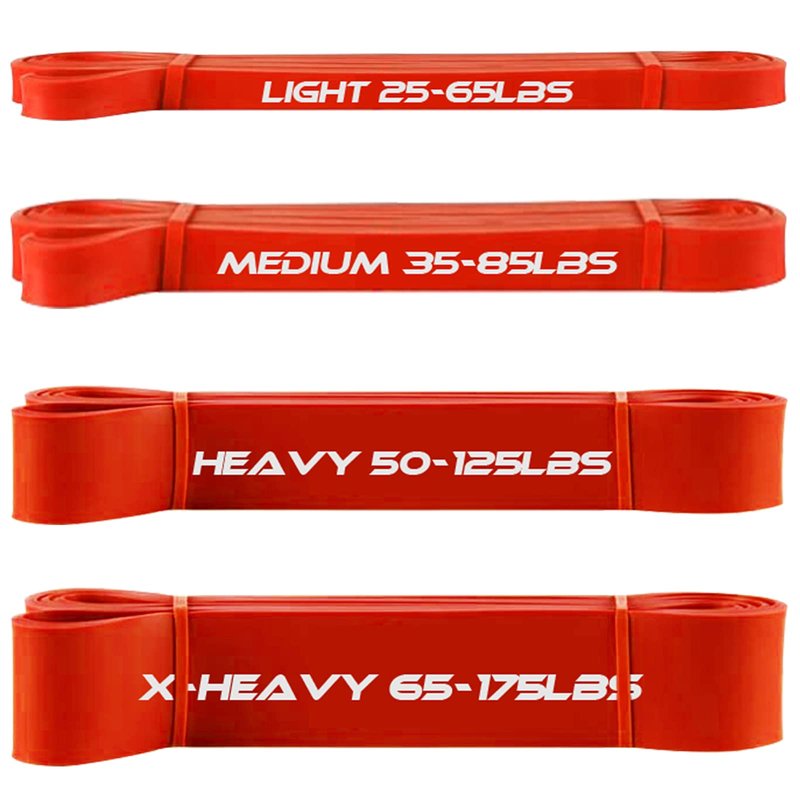 DASKING Natural Latex Resistance Bands Heavy Duty Workout Exercise Stretch Fitness Bands for Body Stretching, Pull Up Assist Band, Resistance Training (Style 3)