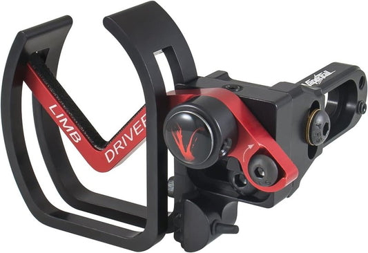 Vapor Trail Archery Arrow Rest Pro V - Right Hand, Durable Red Arm for Precision Shooting