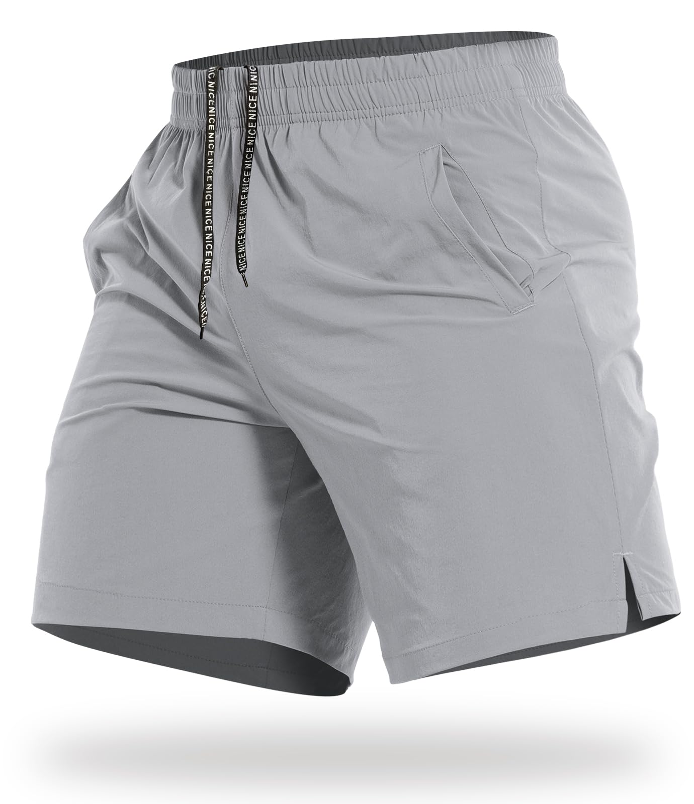 CANGHPGIN Mens Workout Athletic Shorts 7 inch Inseam Quick Dry Running Shorts Men Lightweight Sports Gym Shorts with Pockets