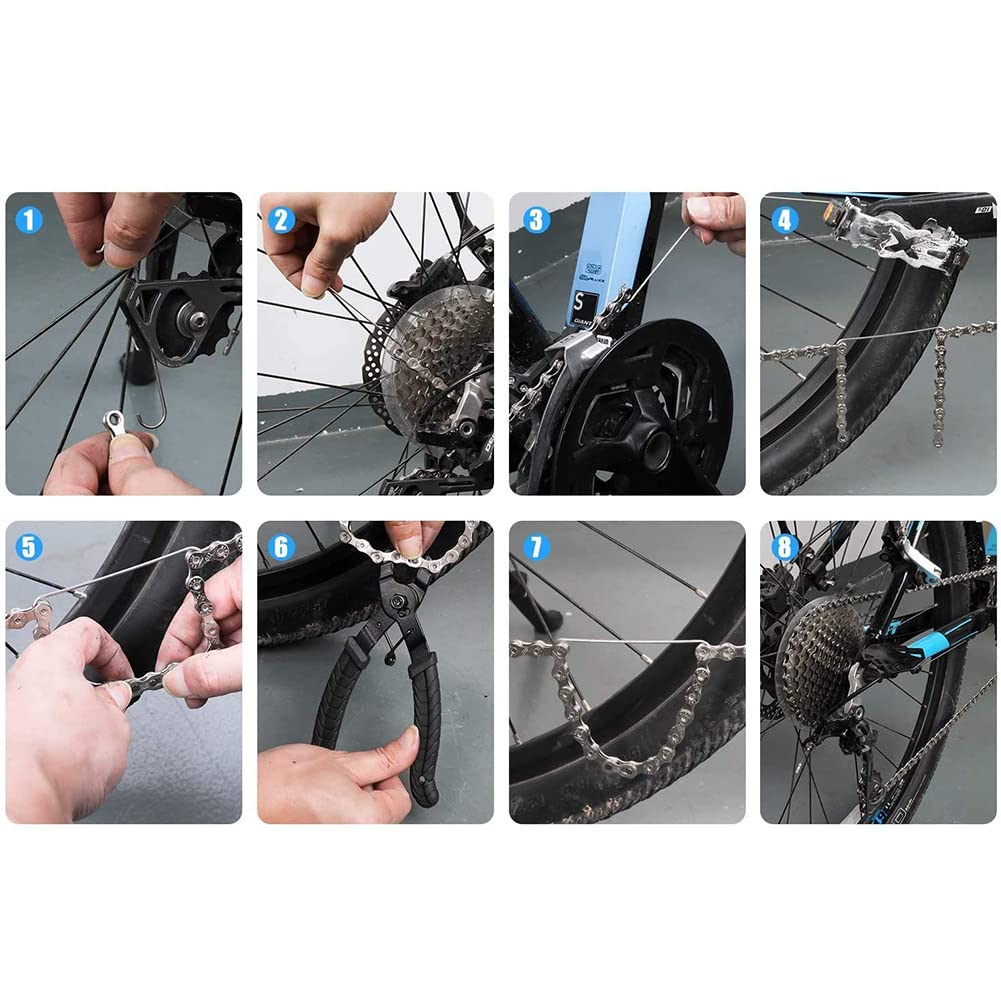 Yudesun Bike Accessories Bike Chain Single Speed Ordinary Bicycle Chain 20 Inch 86 Links