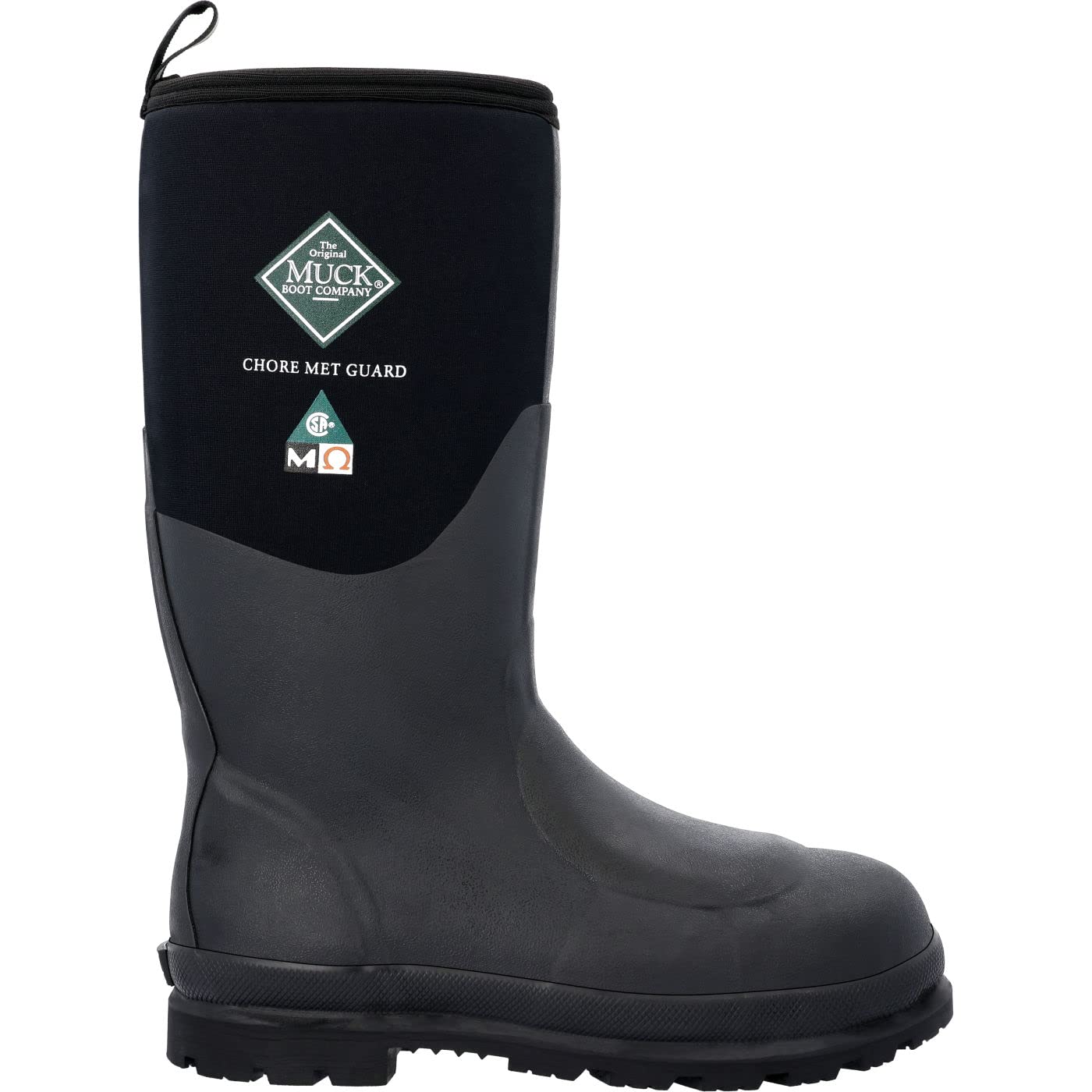 MUCK Men's Chore Met Guard Extreme CSA Rated Boot, Black, Size 14(M)