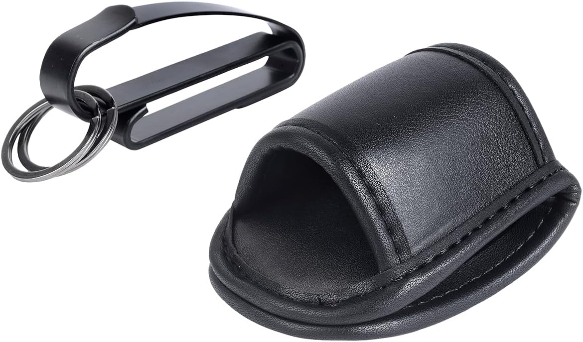 Tactical Key Ring Holder - Open Top Compact Light Holder for Police | Flashlight Holster Duty Belt Clip