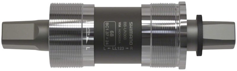 Shimano Square Type Bicycle Bottom Bracket - BSA 68Mm. Spindle: 117.5Mm - Ebbun300B17X