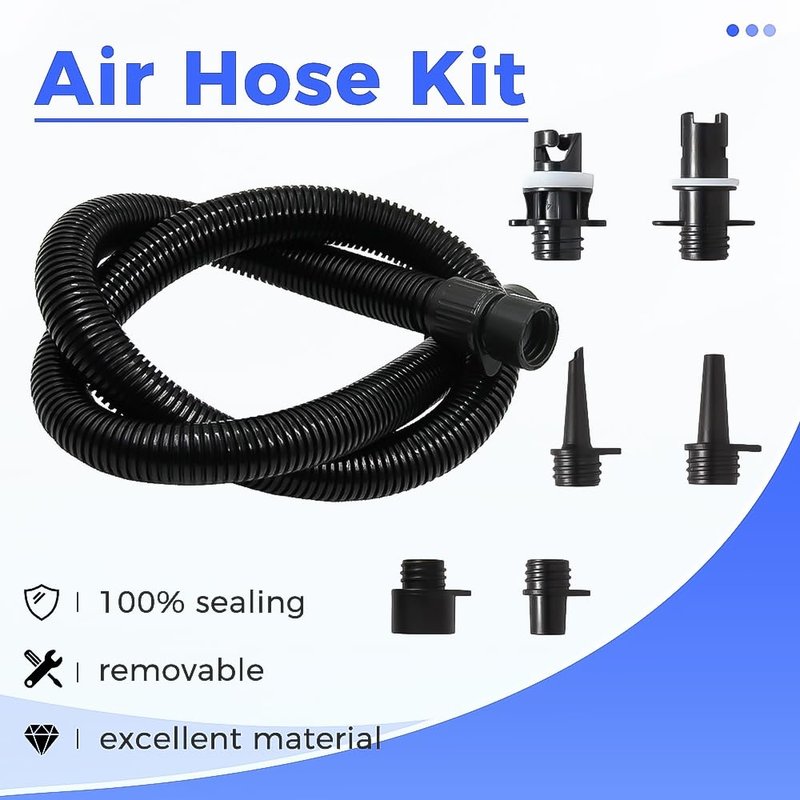 Yetaha Paddle Board Adapter Set, Air Hose Connector Kit with 6 Air Nozzles for HT781/HT782/HT790 Electric SUP Pump