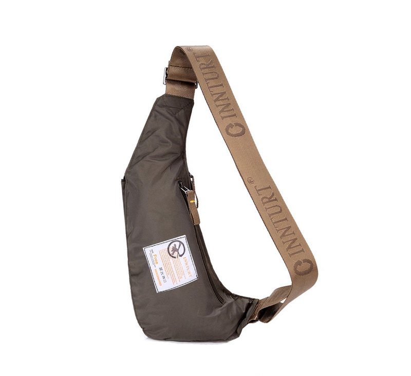 Kawei Knight Nylon Sling Chest Bag Multi-pocket - Army Green