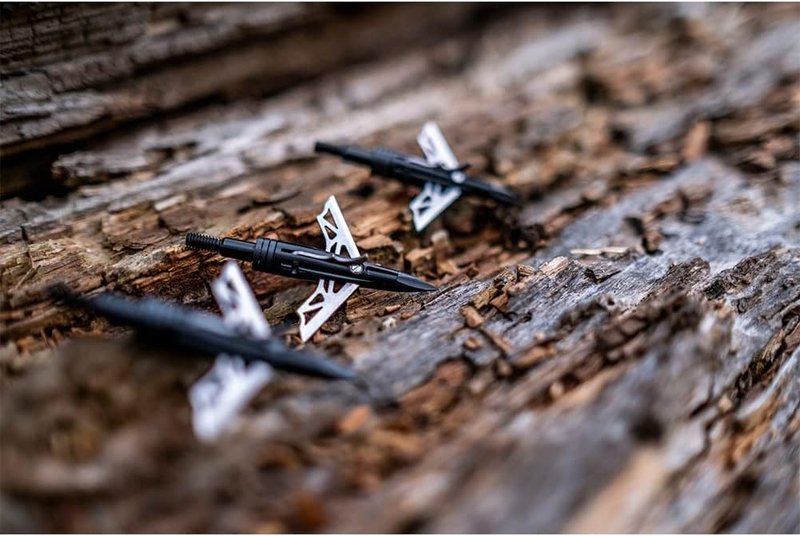 NAP DK4 Hunting Bow Spitfire Hybrid Mechanical Broadheads - 1 3/4" Cutting Diameter | 3-Piece Pack