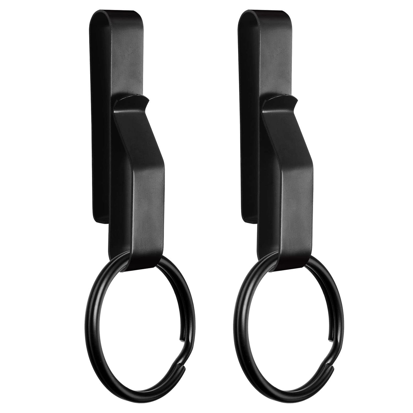 JOTOVO Tactical Stealth Key Ring Holder Special for Police and Fire Agencies, with Detachable Keyring (2.25-Inch Max)- 2 PACK