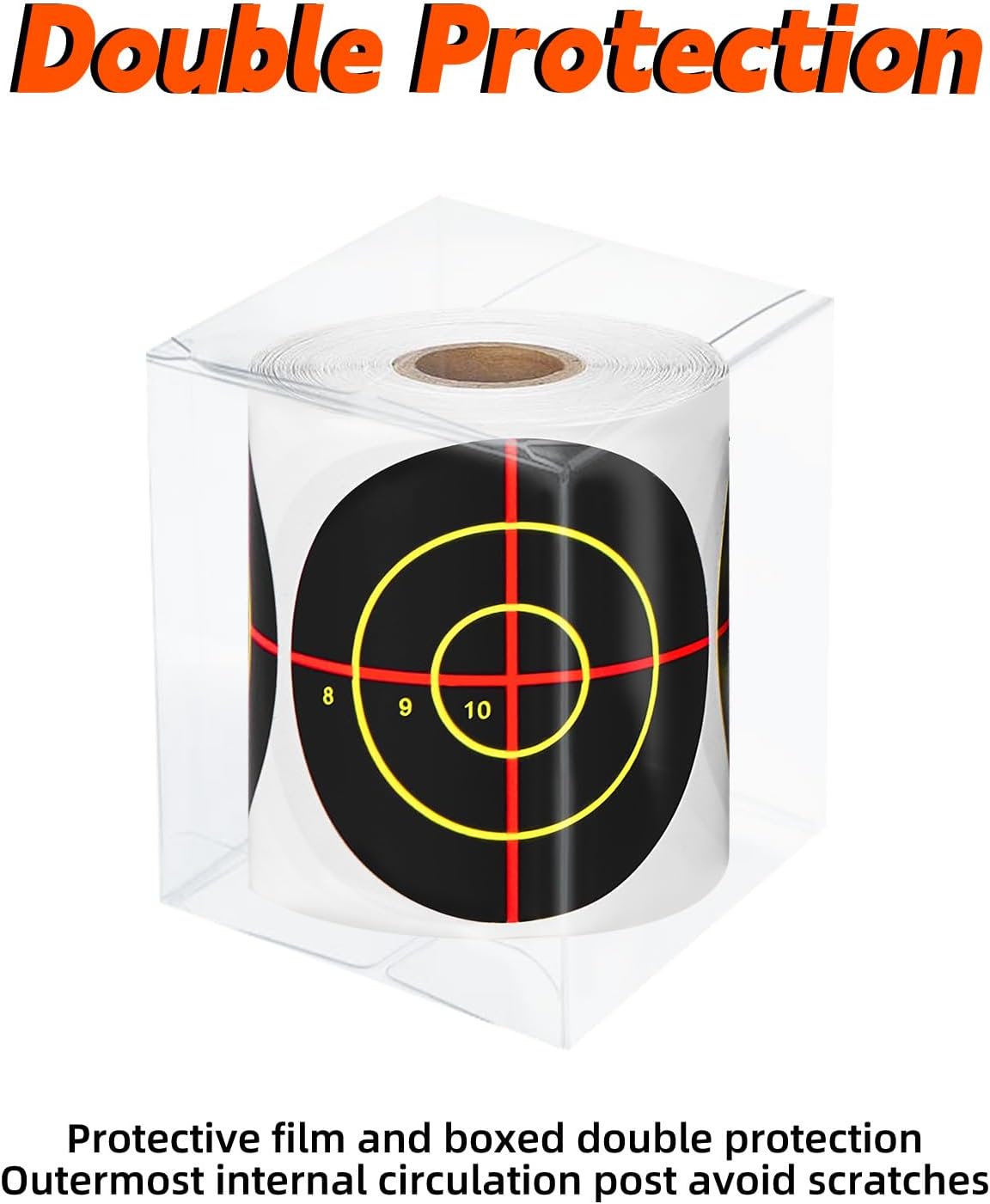 Shooting Targets - 3" Self-Adhesive Splatter Stickers | Reactive Paper for Airsoft, Rifle & Pistol Practice
