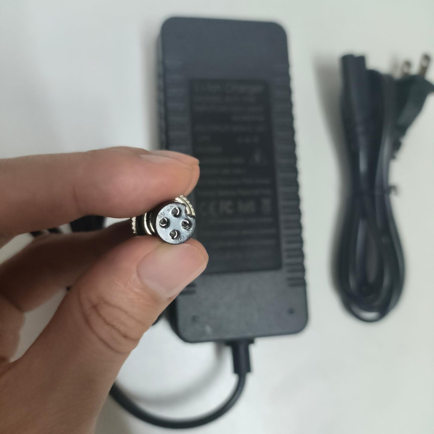 HERISKEER 63V 4 Prong Charger for Segway Ninebot S/S-MAX, Mini Pro/MiniPro, GoKart/Go Kart/Go Kart Pro, N3M240 N3MM240 Power Supply 4 Pin Connector