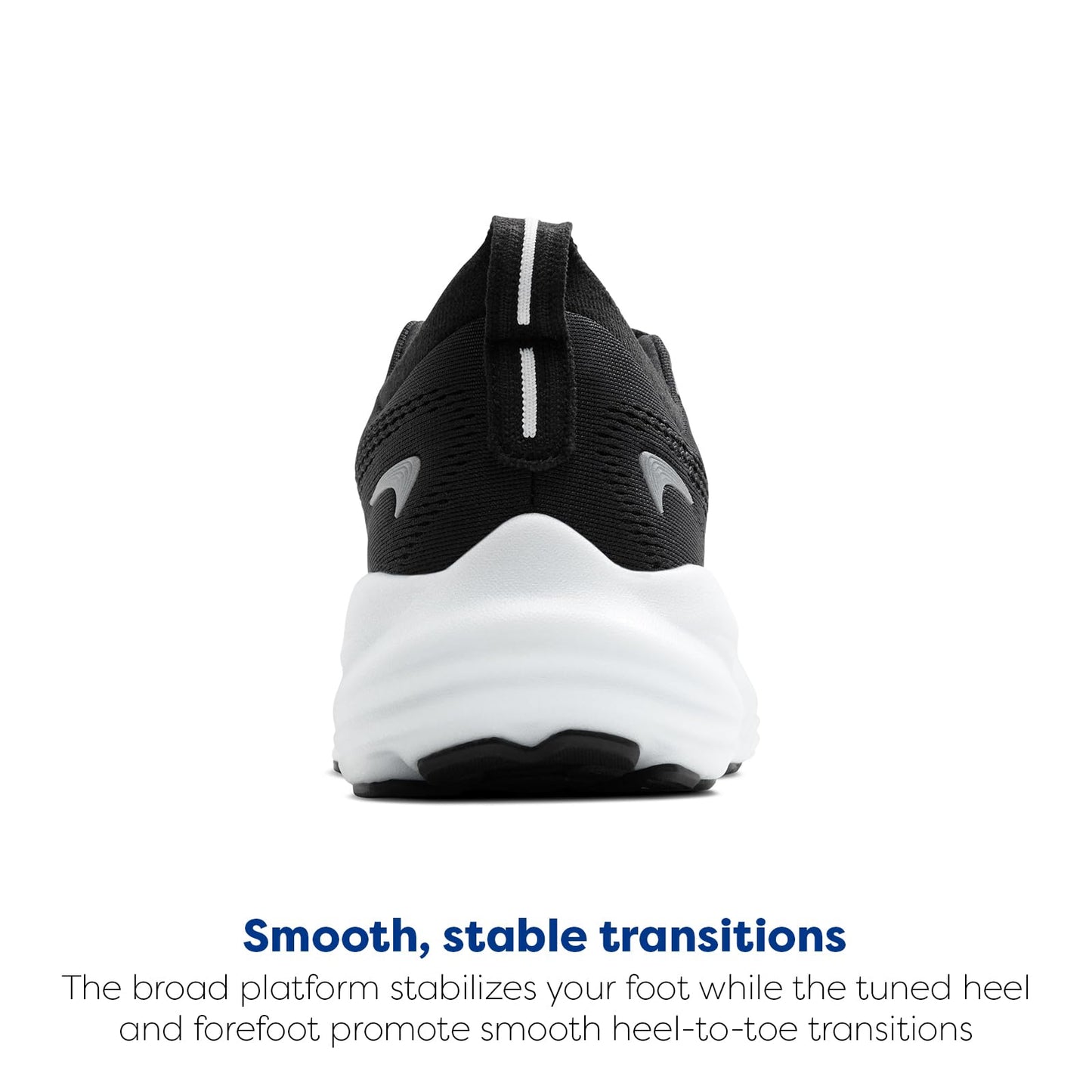 Brooks Men’s Glycerin 22 Neutral Running Shoe - Black/Grey/White - 7.5 Medium