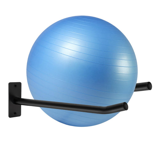 Medicine Ball Rack,Exercise Ball Holder,Wall Rack for Gym Garage Storage Yoga Ball,Suitable for Yoga Ball/Stability Ball/Barre Ball/Yoga Block/Volleyball/Basketball (1 Black)