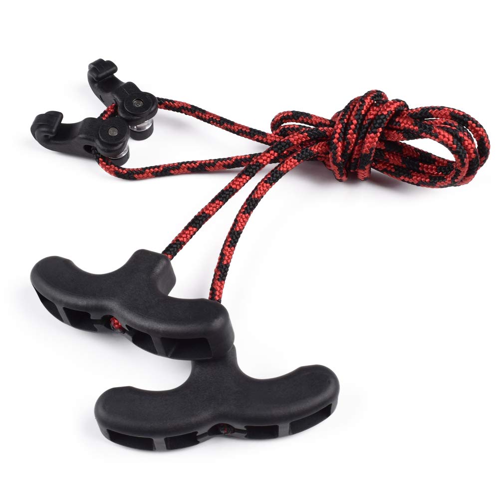 SHENG-RUI Crossbow Cocking Device Double Handle Crossbows Rope Cocker Aid Cocking String Tool