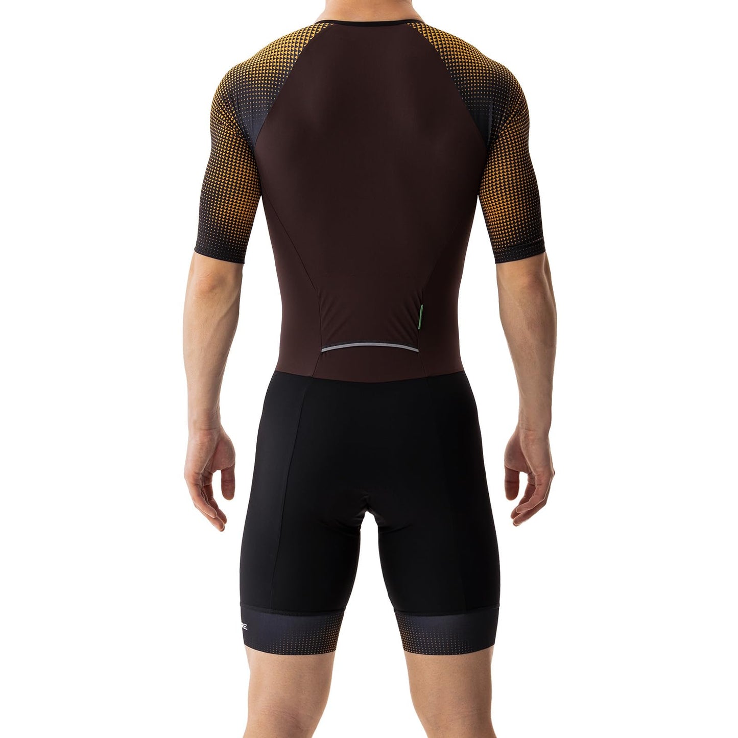 MY KILOMETRE Men’s Triathlon Suits Short Sleeve Tri Suit Racing Triathlon Suit – Quick Dry, Padded, Zipper Pocket