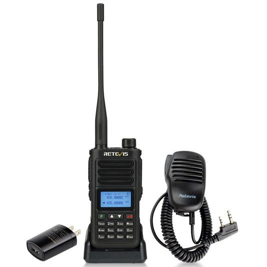 Retevis RA89 Ham Radio Handheld, IP68 Waterproof Two Way Radio, Dual Band Radio with Speaker Microphone, 2500mAh USB C, Chirp, Flashlight, Long Range Walkie Talkies for Outdoor, Survival, Emergency