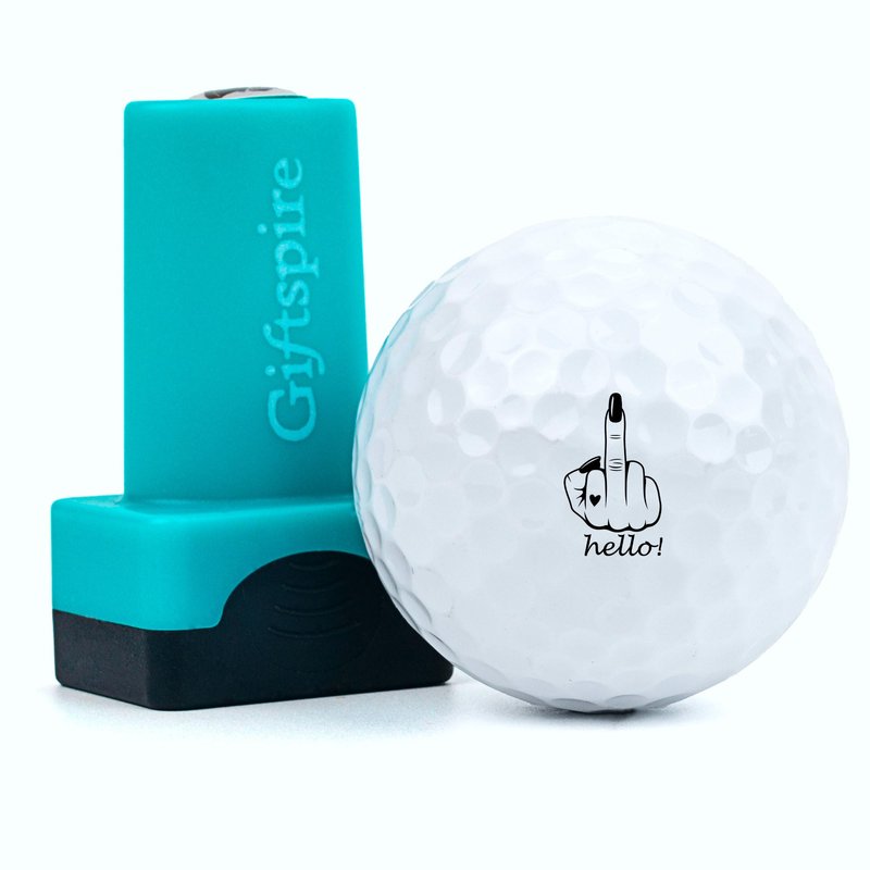 Giftspire Funny Golf Ball Stamp, Monogram Marker for Easy Identify & Reusable Personalized Golfball Stamper Marking Tool - Golf Accessories Christmas Stocking Stuffers Gift for Golfers Dad Women