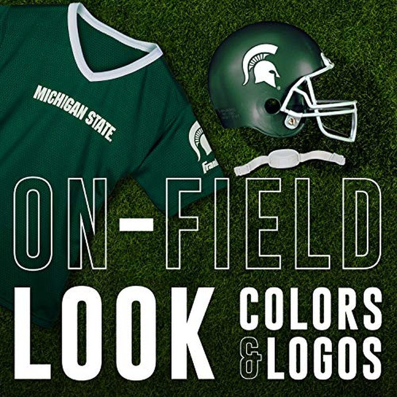 Franklin Sports NCAA Kids College Football Helmet + Jersey Sets - NCAA Team Youth Football Helmet + Uniform Costume Set